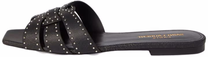 (Women) Saint Laurent Tribute 'Studded Black Leather' 688670AAAHQ1000 (Women) Saint Laurent Tribute 'Studded Black Leather' 688670AAAHQ1000