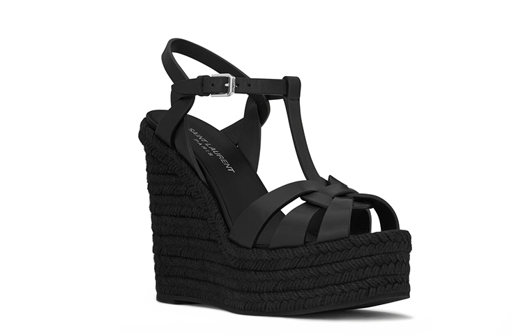 Order (W) サンローラン トリビュート エスパドリーユ ウェッジ 611924BDA001000