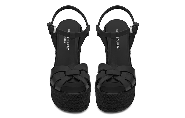 Lookbook (W) サンローラン トリビュート エスパドリーユ ウェッジ 611924BDA001000