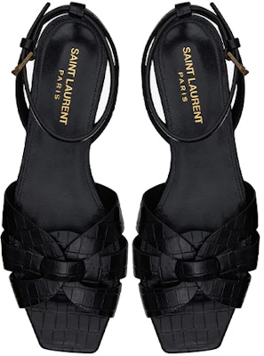 (W) Sandal Datar Saint Laurent Tribute 'Hitam' 620090DWE001000 Lookbook (W) Sandal Datar Saint Laurent Tribute 'Hitam' 620090DWE001000