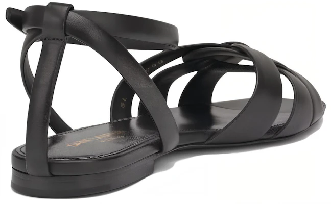 (W) Saint Laurent Tribute Sandalen Flach ''Schwarz'' 620090DWE001000 Lookbook (W) Saint Laurent Tribute Sandalen Flach ''Schwarz'' 620090DWE001000