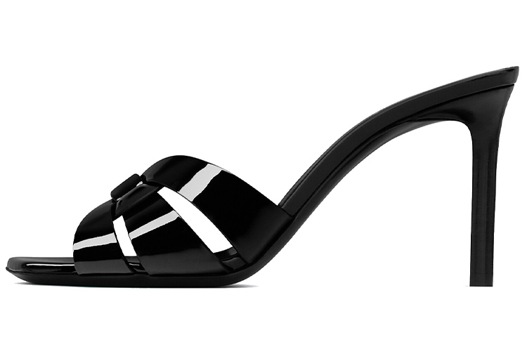 (Women) Saint Laurent Tribute High Heel 'Patent Black' 650986B8I001000