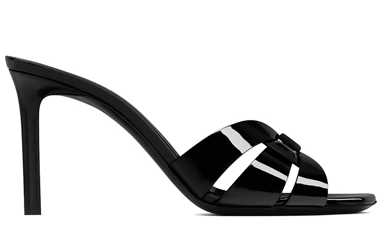 Order (W) Saint Laurent Tribute Tacón Alto 'Negro Charol' 650986B8I001000