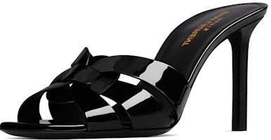 Lookbook (W) Saint Laurent Tribute Tacón Alto 'Negro Charol' 650986B8I001000