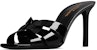 (W) Saint Laurent Tribute Tumit Tinggi 'Patent Hitam' 650986B8I001000