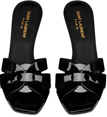 (Women) Saint Laurent Tribute High Heel 'Patent Black' 650986B8I001000 Shop (Women) Saint Laurent Tribute High Heel 'Patent Black' 650986B8I001000