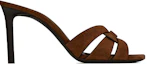 Order (Women) Saint Laurent Tribute High Heel 'Velvet and Leather Brown' 65098626E002330