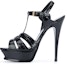 Buy (W) Sandal Tumit Tinggi Saint Laurent Tribute 'Hitam' 6307631YQ001000