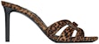 (W) Saint Laurent Tribute Tumit Tinggi 'Corak Harimau Bintang' 6509862PM002094