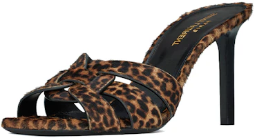 Lookbook (W) Saint Laurent Tribute Tumit Tinggi 'Corak Harimau Bintang' 6509862PM002094