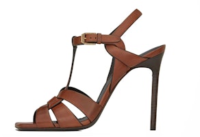(Women) Saint Laurent Tribute High Heels 'Smooth Leather Brown' 620673DWE007660 (Women) Saint Laurent Tribute High Heels 'Smooth Leather Brown' 620673DWE007660