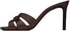Buy (W) Saint Laurent Tribute Mule Heels 'Kulit Coklat' 650986DWE006023