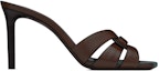 Order (W) Saint Laurent Tribute Mule Heels 'Kulit Coklat' 650986DWE006023