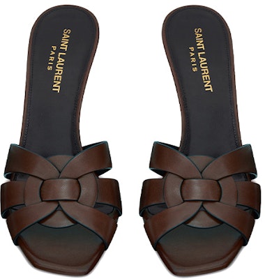 (W) 생 로랑 트리뷰트 뮬 초콜릿 (Saint Laurent Tribute Mule Chocolate) 650986DWE006023 Shop (W) 생 로랑 트리뷰트 뮬 초콜릿 (Saint Laurent Tribute Mule Chocolate) 650986DWE006023