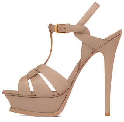 (Women) Saint Laurent Tribute Platform 'Beige' 315487AAAAH2721 Buy (Women) Saint Laurent Tribute Platform 'Beige' 315487AAAAH2721