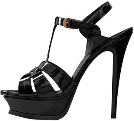 (W) Sepatu Heels Platform Saint Laurent Tribute Hitam Kulit Paten 315487B8I001000/315487AAAOW1000 Buy (W) Sepatu Heels Platform Saint Laurent Tribute Hitam Kulit Paten 315487B8I001000/315487AAAOW1000