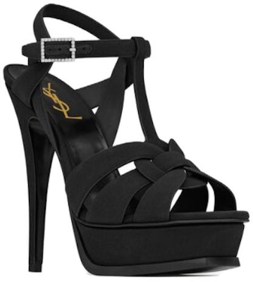 (Women) Saint Laurent Tribute Sandals 'Black Woven Strap' 764348AAAKY1000 Lookbook (Women) Saint Laurent Tribute Sandals 'Black Woven Strap' 764348AAAKY1000