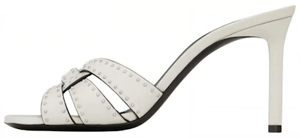(Women) Saint Laurent Tribute White 'Comfortable Mule Fashion Slide' 688671AAAHQ9013 (Women) Saint Laurent Tribute White 'Comfortable Mule Fashion Slide' 688671AAAHQ9013