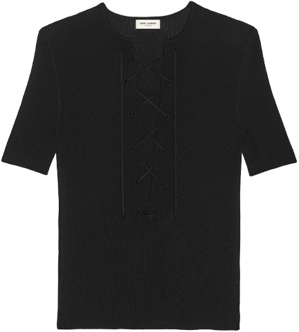 women-saint-laurent-v-neck-lace-up-ribbed-knit-t-shirt-in-black-658741-yapk-21000
