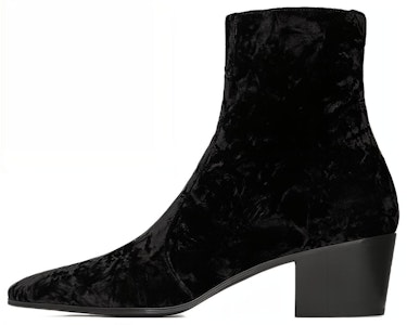 (W) 圣罗兰 Vassili‘黑色天鹅绒拉链’ 711275AAAPM1000 Buy (W) 圣罗兰 Vassili‘黑色天鹅绒拉链’ 711275AAAPM1000