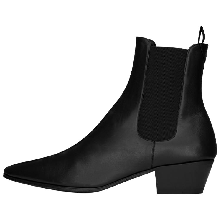 (Women) Saint Laurent Vassili Chelsea Boot 'Smooth Black Leather' 66917325N001000