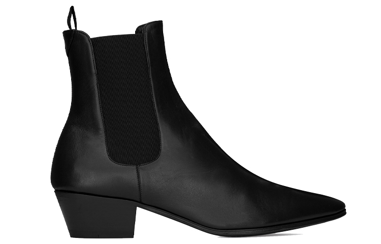 Order (W) Saint Laurent Vassili Chelsea Boot ''Zwart Glad Leer'' 66917325N001000