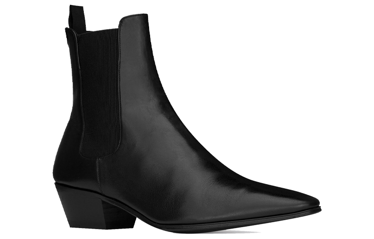 Lookbook (W) Saint Laurent Vassili Chelsea Boot ''Zwart Glad Leer'' 66917325N001000