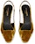 (W) Saint Laurent Velvet Blade Peep-Toe High Heels 'Kuning' 709185AAAPM7714