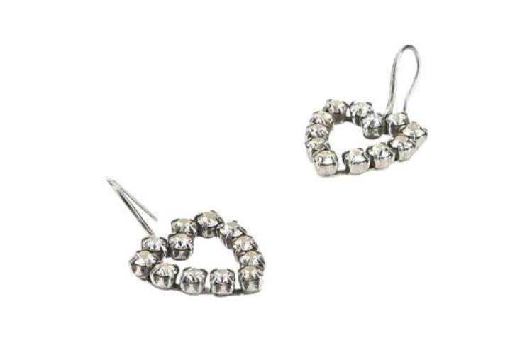 (Women) SAINT LAURENT Vintage Heart Brass Earrings for Women. 683265Y15269314 圖 2