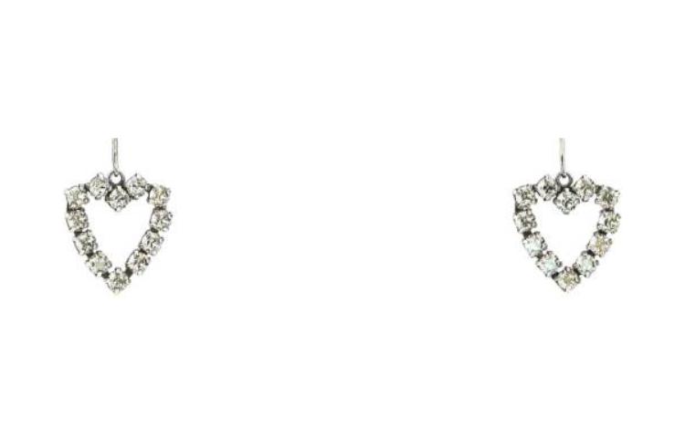 (Women) SAINT LAURENT Vintage Heart Brass Earrings for Women. 683265Y15269314 圖 3