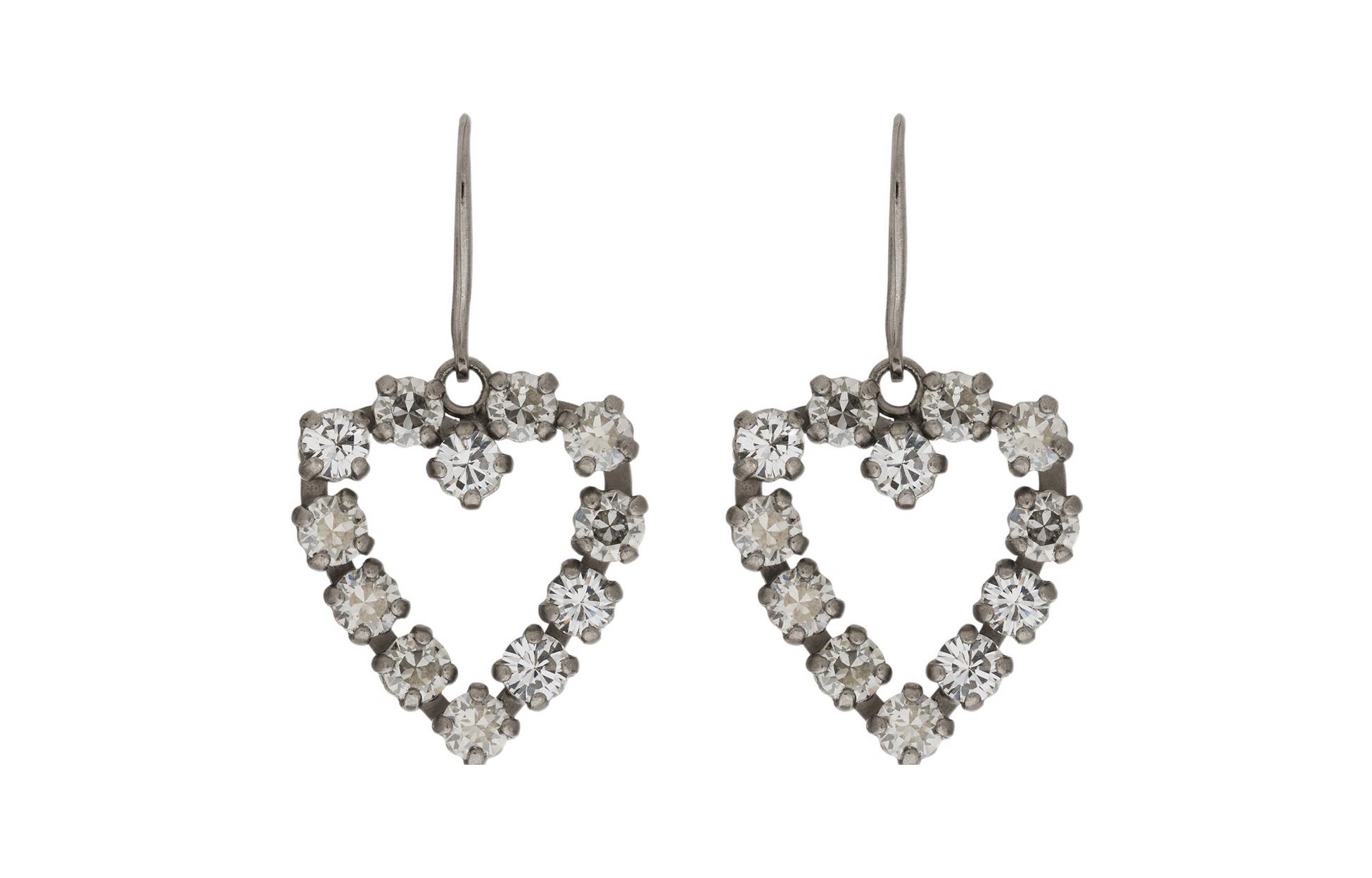 (Women) SAINT LAURENT Vintage Heart Brass Earrings for Women. 683265Y15269314 圖 4