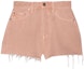 Buy (Women) SAINT LAURENT Vintage Pink Denim Shorts. 652530Y23NM9849