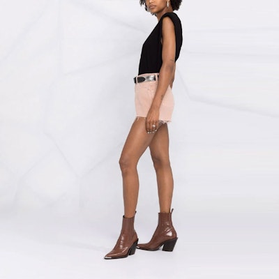 (Women) SAINT LAURENT Vintage Pink Denim Shorts. 652530Y23NM9849 Details for (Women) SAINT LAURENT Vintage Pink Denim Shorts. 652530Y23NM9849