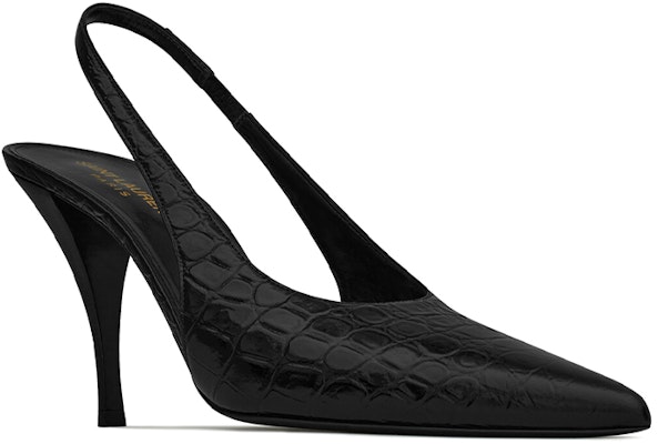 (Women) Saint Laurent Viper High Heels 'Black Patent Croc-Embossed Leather' 6706772YZ001000 Lookbook (Women) Saint Laurent Viper High Heels 'Black Patent Croc-Embossed Leather' 6706772YZ001000