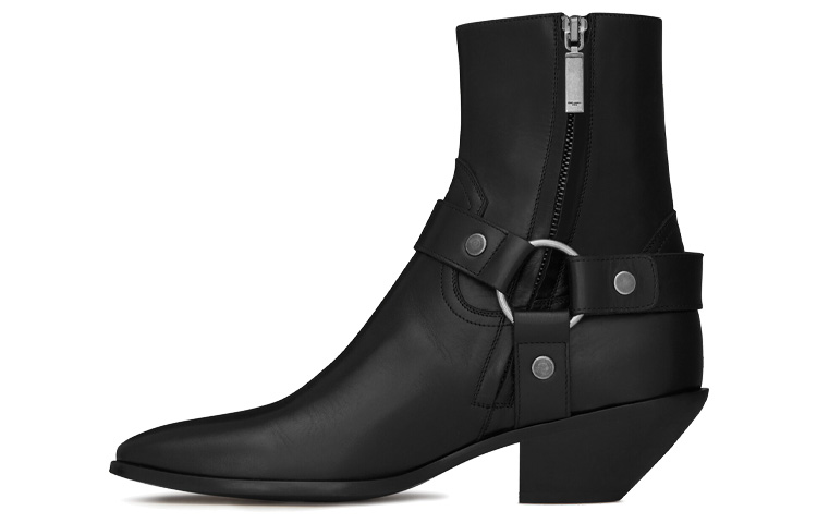 (Women) Saint Laurent West 'Black Leather' 563757CY5001000