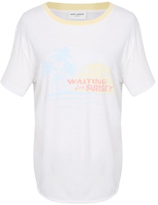 (W) 圣罗兰白色棉质短袖字母设计T恤 503311YB2MY8486 Order (W) 圣罗兰白色棉质短袖字母设计T恤 503311YB2MY8486