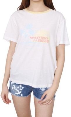 (W) 圣罗兰白色棉质短袖字母设计T恤 503311YB2MY8486 Purchase (W) 圣罗兰白色棉质短袖字母设计T恤 503311YB2MY8486