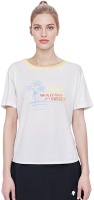 (W) 圣罗兰白色棉质短袖字母设计T恤 503311YB2MY8486 Details for (W) 圣罗兰白色棉质短袖字母设计T恤 503311YB2MY8486