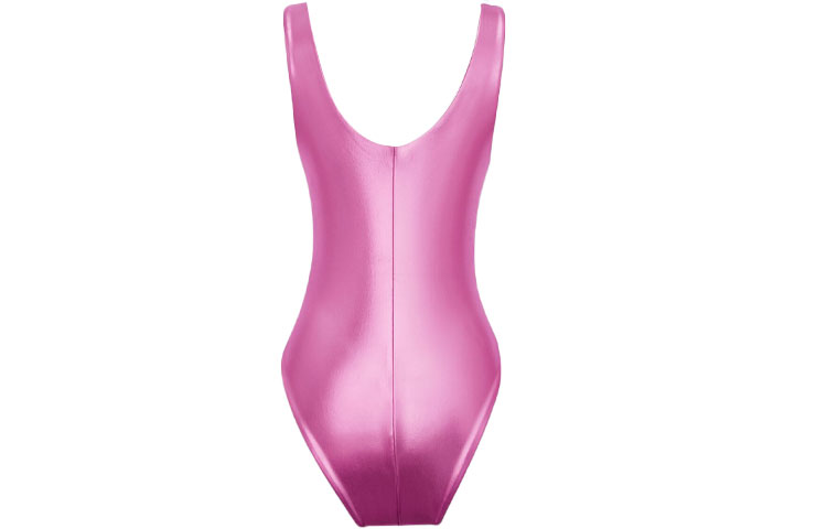 Lookbook (W) SAINT LAURENT Wide Strap Knit Bodysuit Romper Maroon Ungu. 668380Y6D335510