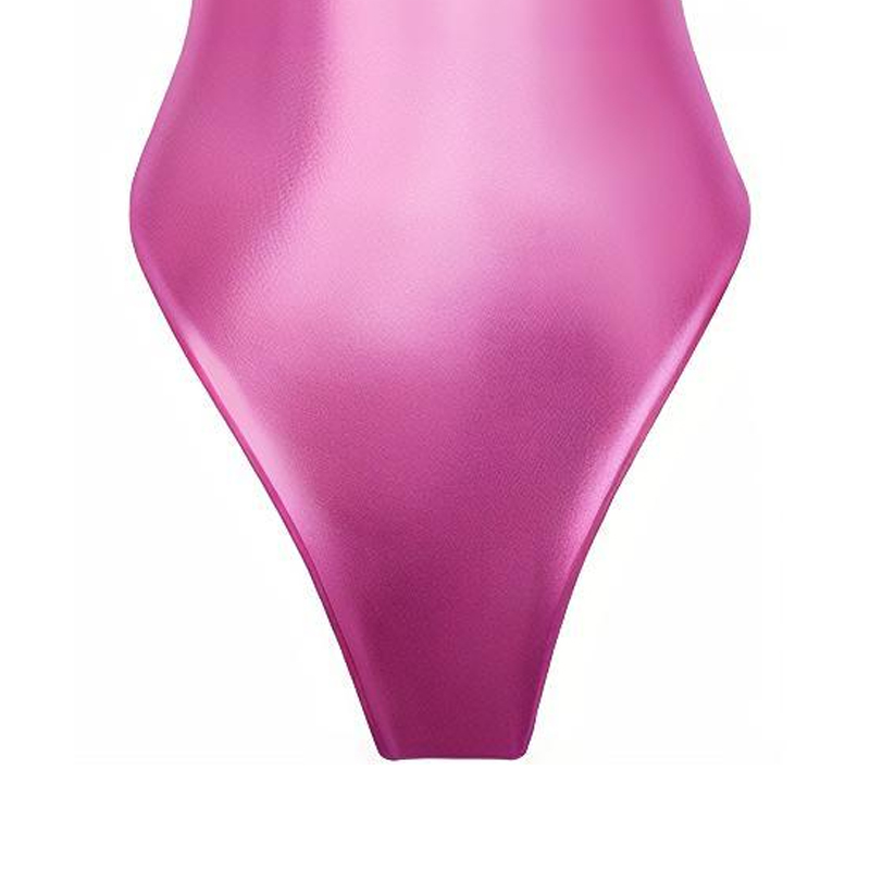 Cheap (W) SAINT LAURENT Wide Strap Knit Bodysuit Romper Maroon Ungu. 668380Y6D335510