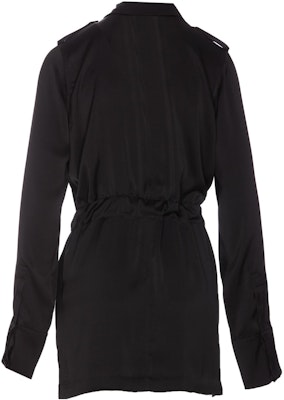 (W) Vestido Negro de Mujer SAINT LAURENT SS24 Casual Manga Larga con Cuello Puntiagudo 778923Y3I951000 Lookbook (W) Vestido Negro de Mujer SAINT LAURENT SS24 Casual Manga Larga con Cuello Puntiagudo 778923Y3I951000