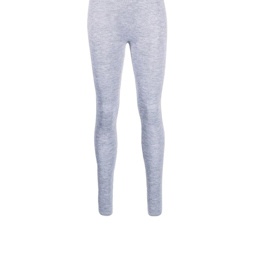 Sizing (W) SAINT LAURENT Jumpsuit Wanita Abu-abu Tanpa Lengan Rajut Elastis. 696509YAPK21403