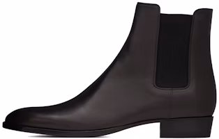 (Women) Saint Laurent Wyatt 'Smooth Brown Leather Chelsea' 6341952PN002704 (Women) Saint Laurent Wyatt 'Smooth Brown Leather Chelsea' 6341952PN002704