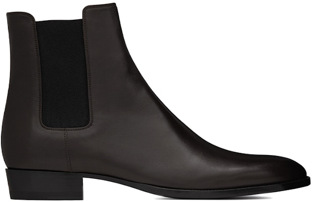 (Women) Saint Laurent Wyatt 'Smooth Brown Leather Chelsea' 6341952PN002704 Order (Women) Saint Laurent Wyatt 'Smooth Brown Leather Chelsea' 6341952PN002704