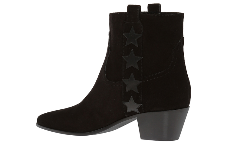 Lookbook (W) Saint Laurent Wyatt 'Star Patch Suede Hitam' 416469CLTF01000