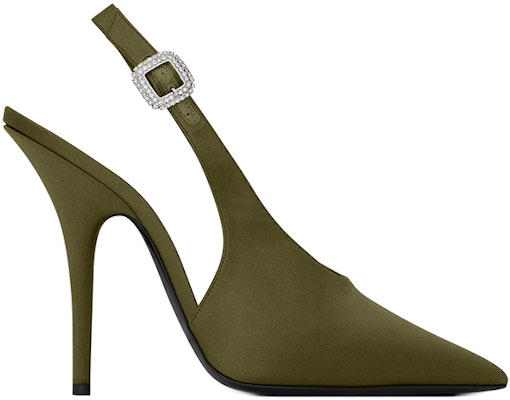 (W) Saint Laurent Yasmeen 'Stiletto Verde' 742038F14NN3304 Order (W) Saint Laurent Yasmeen 'Stiletto Verde' 742038F14NN3304