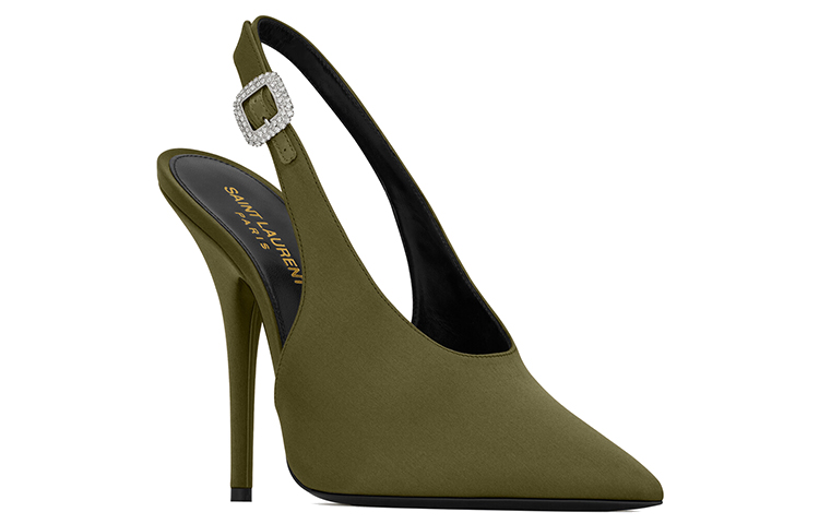 Lookbook (W) Saint Laurent Yasmeen 'Stiletto Verde' 742038F14NN3304