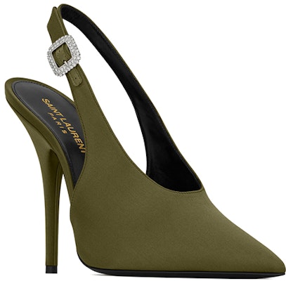 (W) Saint Laurent Yasmeen 'Stiletto Verde' 742038F14NN3304 Lookbook (W) Saint Laurent Yasmeen 'Stiletto Verde' 742038F14NN3304