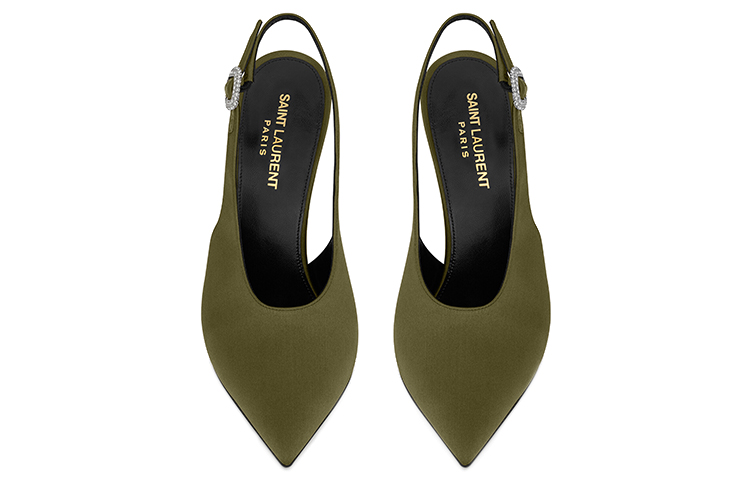 Shop (W) Saint Laurent Yasmeen 'Stiletto Verde' 742038F14NN3304