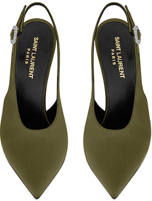 (W) Saint Laurent Yasmeen 'Stiletto Verde' 742038F14NN3304 Shop (W) Saint Laurent Yasmeen 'Stiletto Verde' 742038F14NN3304
